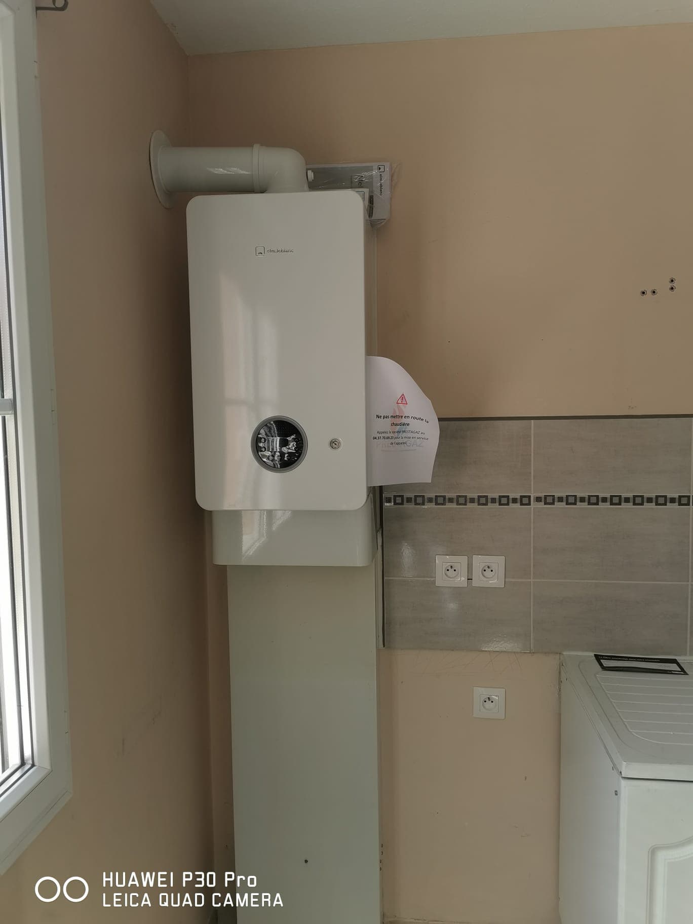 Installation réalisée par PRESTAGAZ